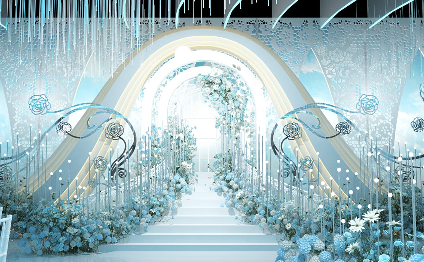 大洼釡香烙馍村水晶厅效果展示